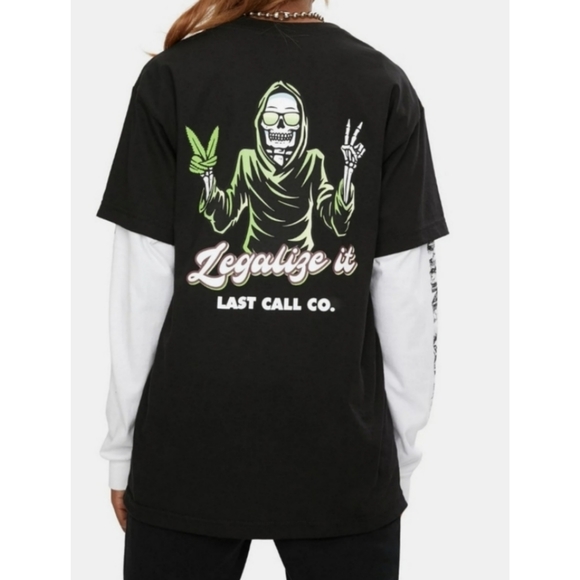 Last Call Co. Legalize Graphic Tee - Picture 2 of 6